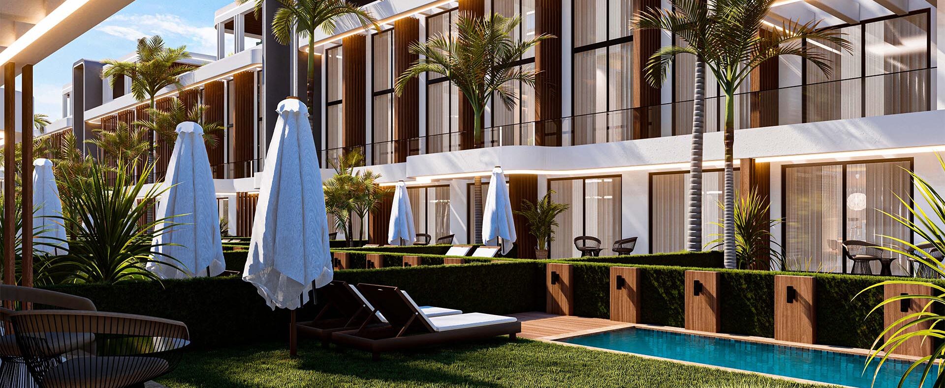 Kıbrıs İskele Satılık Özel Havuzlu Bahçeli 2+1 Daire