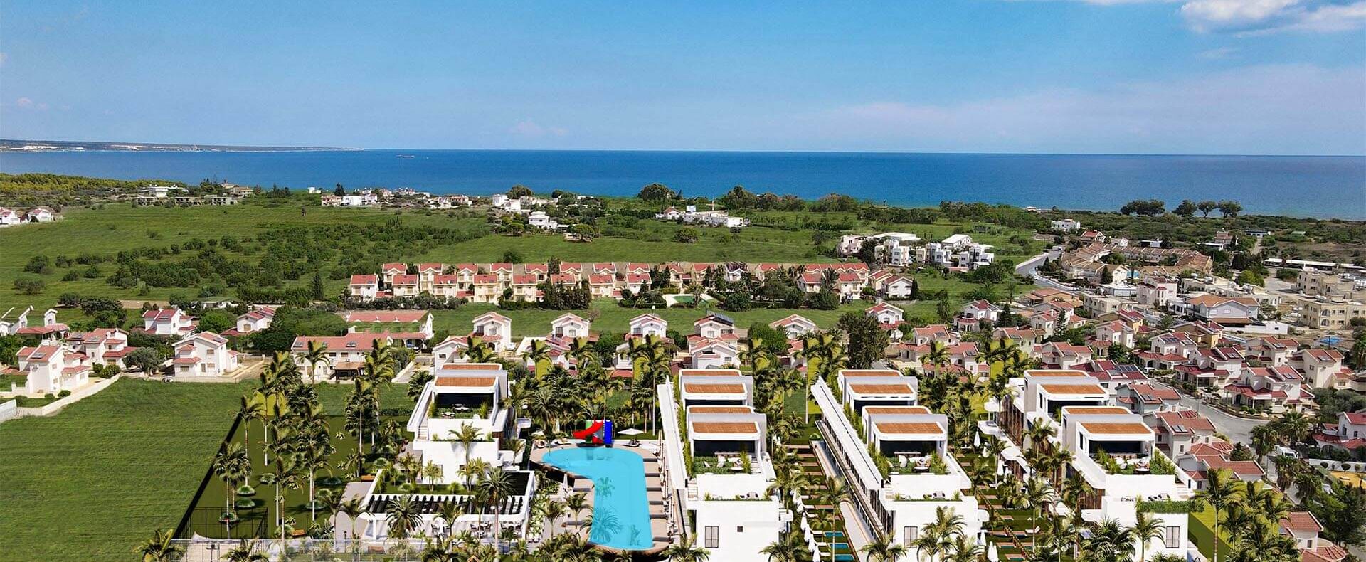 Kıbrıs İskele Satılık Özel Havuzlu Bahçeli 2+1 Daire