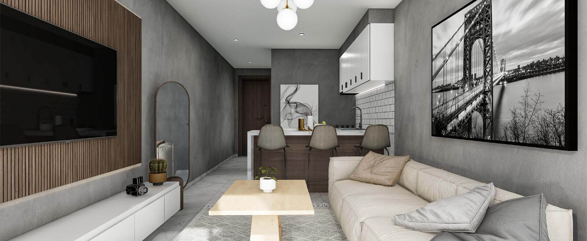 Kıbrıs Site İçinde Denize Yakın Satılık Stüdyo Daire