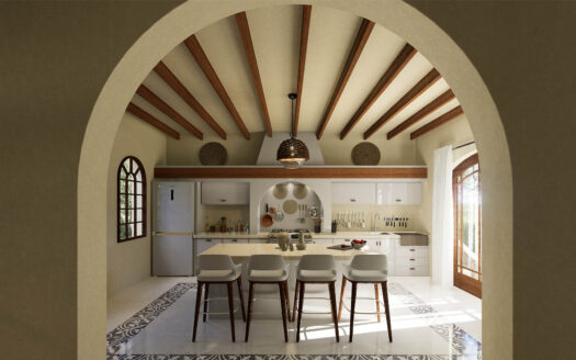 Ozanköy’de Cratos Otel’e Yürüme Mesafesinde Özel Tasarım Villa