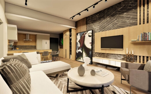 Site İçerisinde, Döviz Kira Getirili, Yatırım ve Tatile Uygun 1+1 Loft Daire