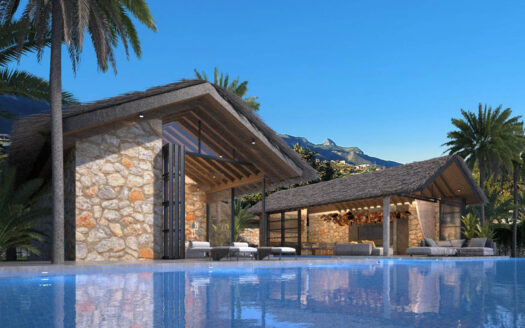 Tatlısu’da Proje Aşamasında Deniz ve Dağ Manzaralı Villa