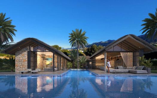 Tatlısu’da Proje Aşamasında Deniz ve Dağ Manzaralı Villa