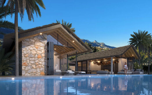 Tatlısu’da Proje Aşamasında Deniz ve Dağ Manzaralı Villa