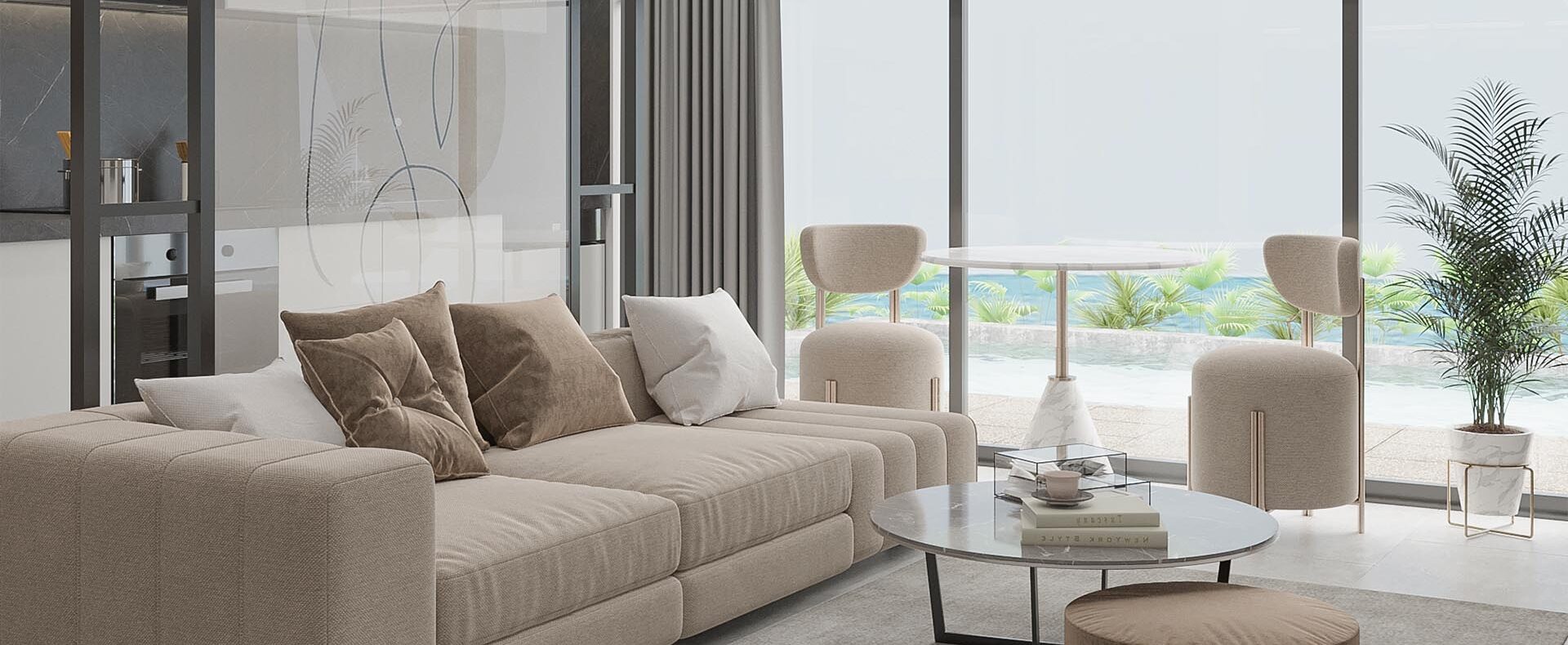 Girne Esentepe Satılık Penthouse Stüdyo Daire