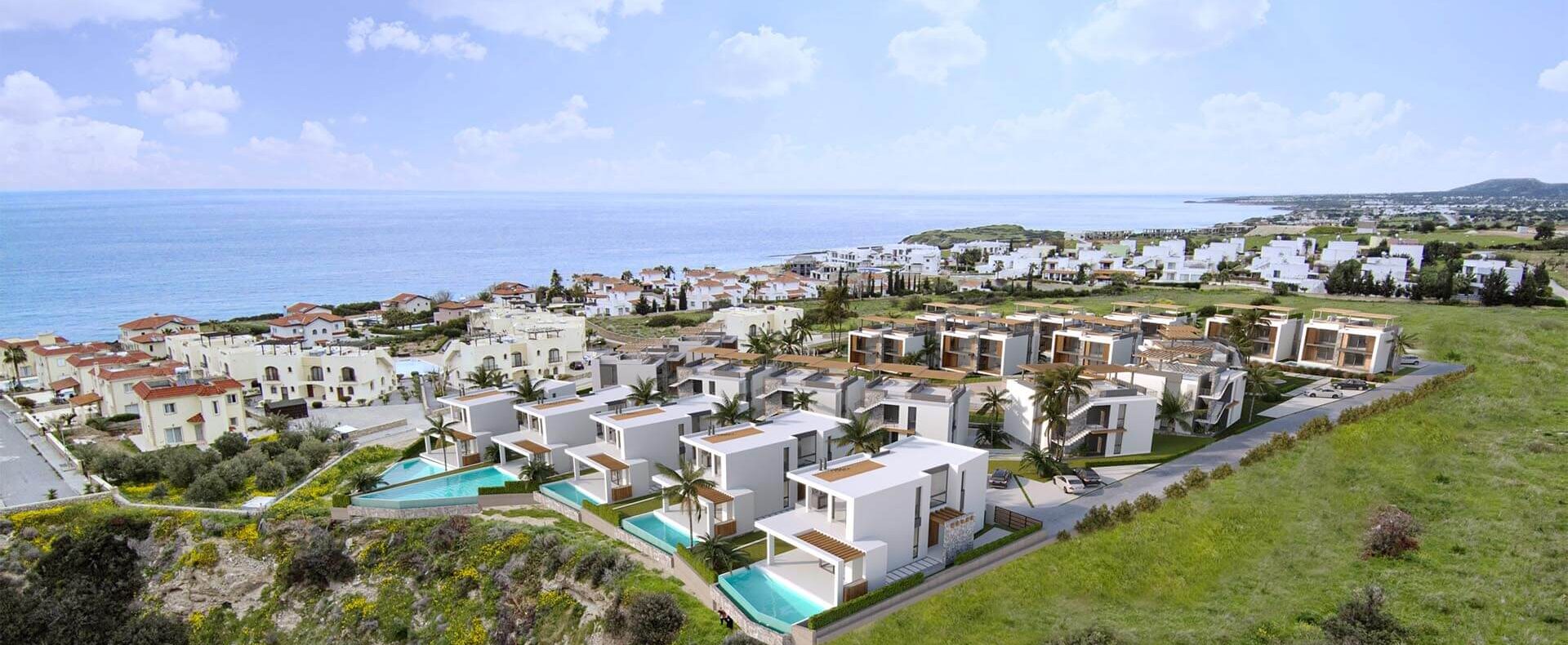 Girne Bahçeli Satılık 1+1 Daireler