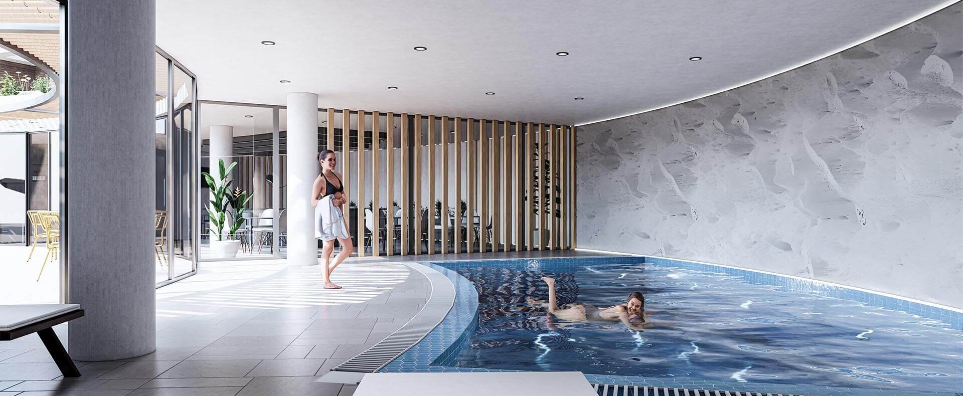 Girne Bahçeli Satılık 1+1 Daire Ortak Kapalı ve Açık Havuzlu