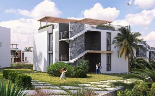 Girne Bahçeli’de Satılık 1+1 Teraslı Daireler