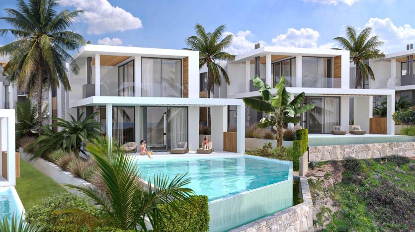 Girne Bahçeli Satılık 2+1 Villalar