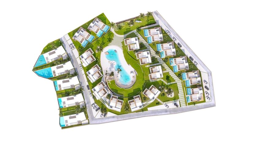 Girne Bahçeli Satılık 2+1 Villalar Kat Planı