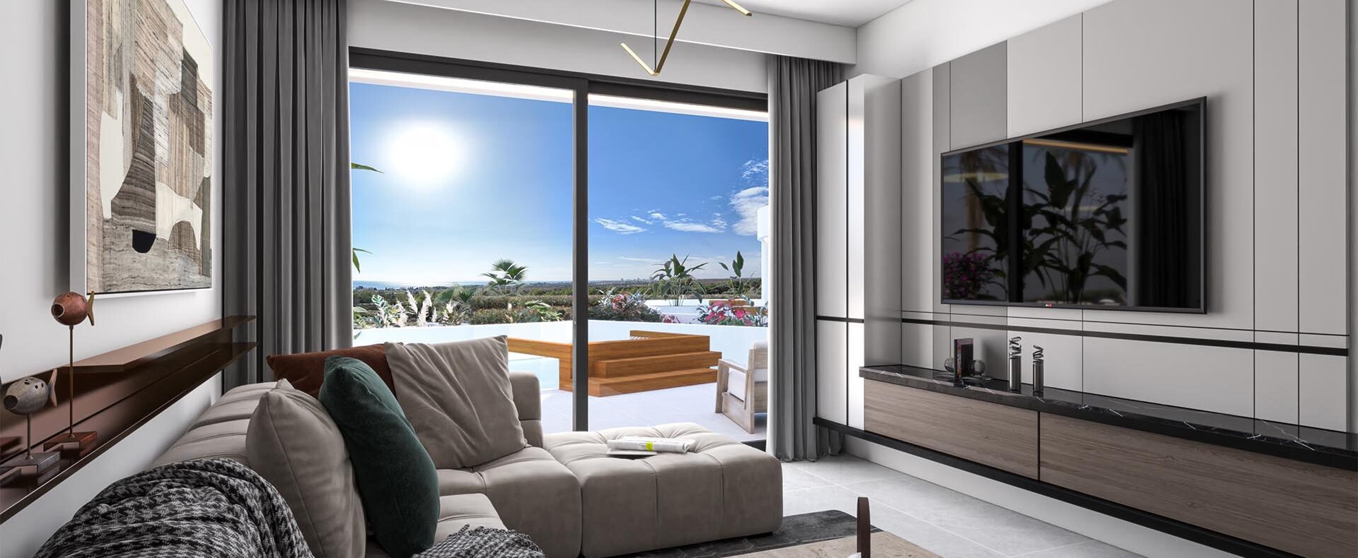 Kıbrıs Deniz Manzaralı Satılık Daire