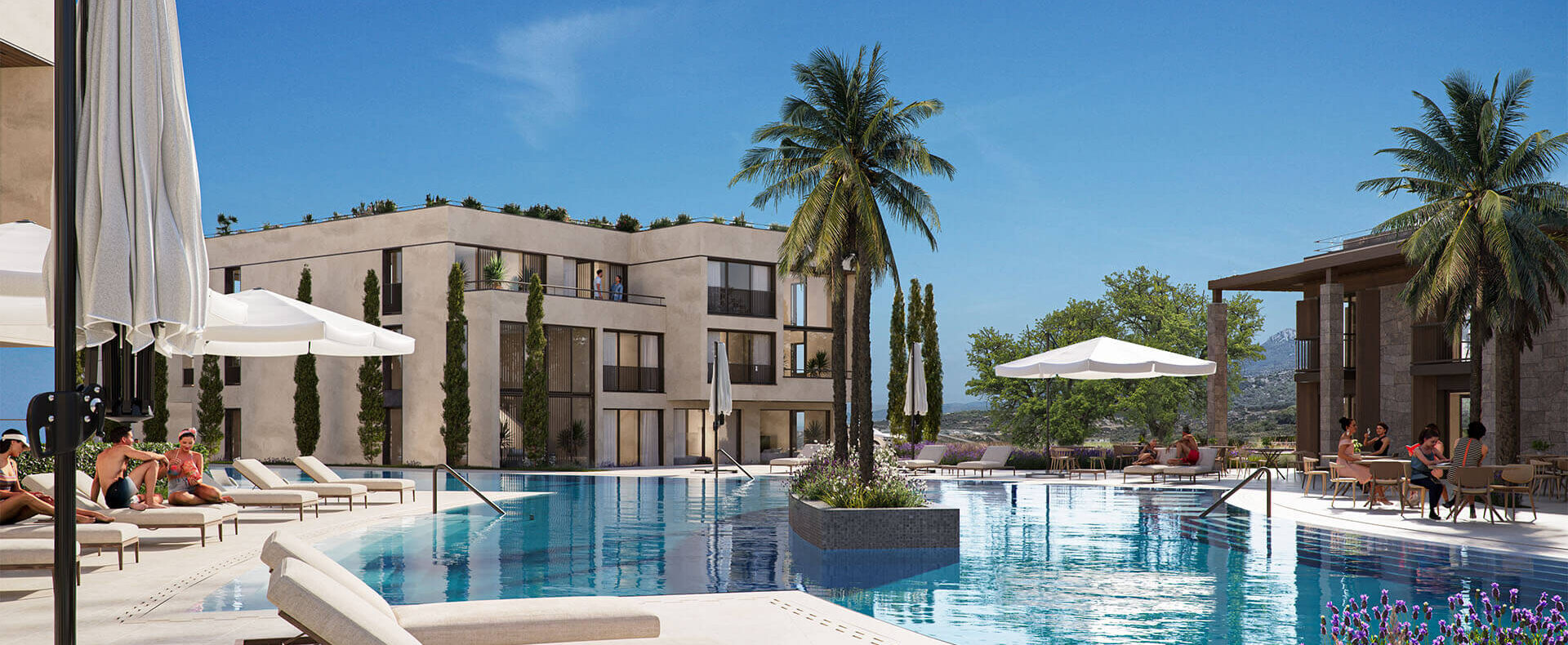 Kıbrıs Mersinlik'te Denize Sıfır 2+1 Villa