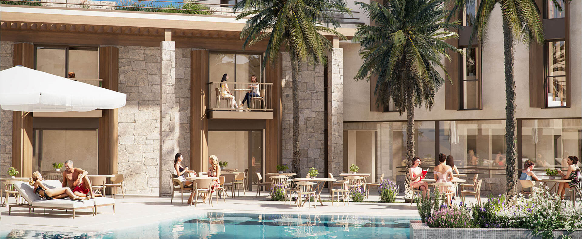 Kıbrıs Mersinlik'te Denize Sıfır 1+1 Daire